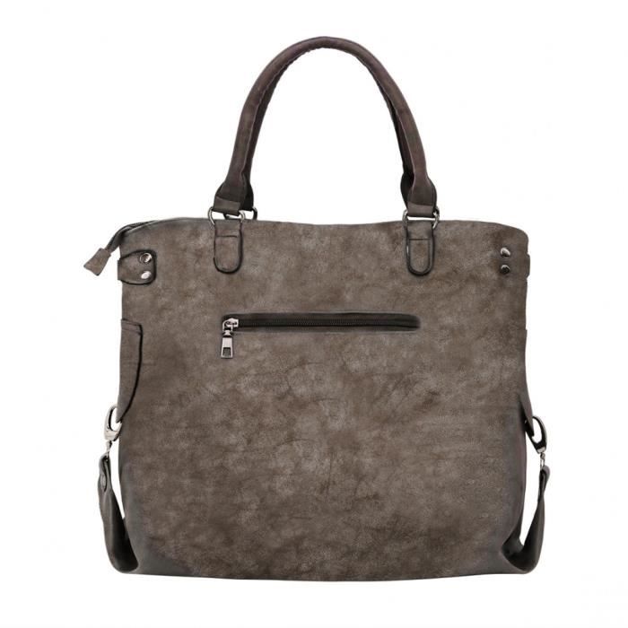 CRAZYCHIC Sac Main Cabas Fourre Tout Femme Etoile Paillette