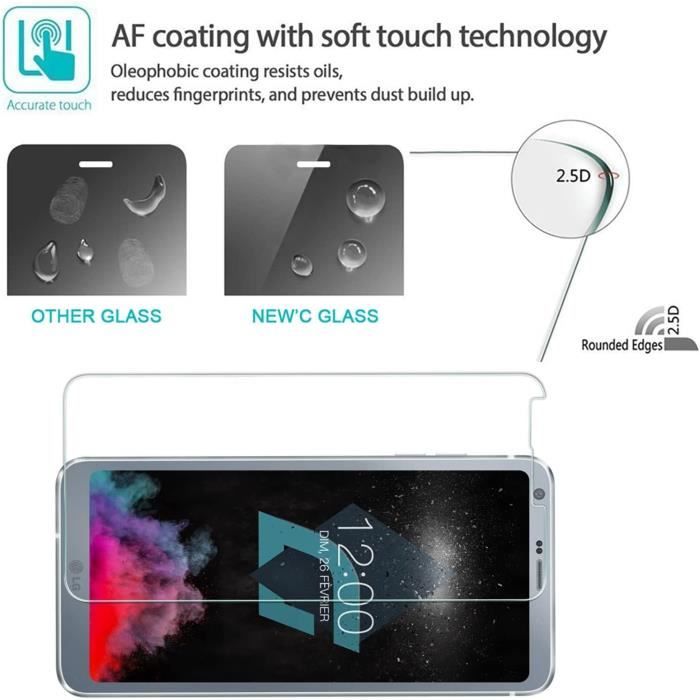 NUCNOK Lot 2 Verres Trempés Pour MSI Claw 8 AI+ – Protection Écran 9H, Ultra-Clair, Anti-Rayures, Sans Bulles