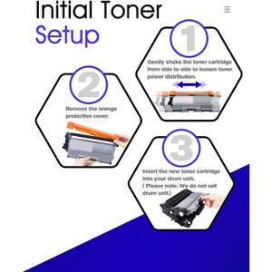 Cartouche De Toner Noir Compatible Pour Brother DCP 7055W - Marque Kittoner, économique