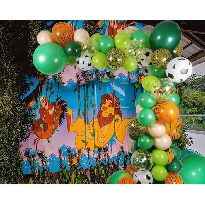 Le Roi Lion Joyeux Anniversaire bannière fête Ballons décorations, Safari  Anniversaire bannière Ballons pour Enfants Annivers[J603]