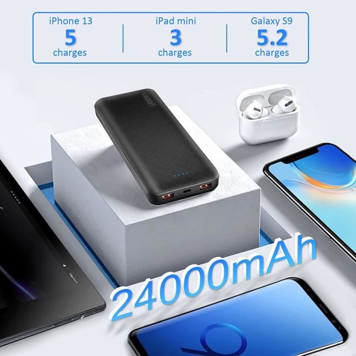 Batterie externe à Charge rapide 60000mAh QC3.0 PD20W, batterie externe  Portable pour l'extérieur, chargeur rapide pour Xiaomi Apple – les  meilleurs produits dans la boutique en ligne Joom Geek