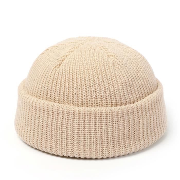 Bonnet D'hiver Tricoté - Unisexe, Acrylique Doux, Extensible, Pour Automne/hiver