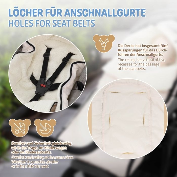 Picots Antidérapants Chancelière Bébé Joyz Sac De Couchage