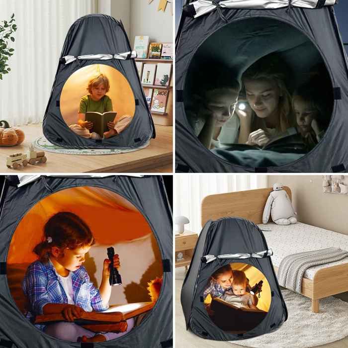 Tente Sensorielle pour Enfants Autistes, Tente de Jeu Occultante Apaisante avec Coussin Épais pour Enfants Extérieur pour Intérieur, Tente de Camping Tente Sensorielle pour Enfants Autistes, Tente de Jeu Occultante Apaisante avec Coussin Épais pour Enfants Extérieur pour Intérieur, Tente de Camping
