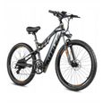 Vélo électrique Paselec GS9 70KM 500W 45km-h 13Ah 48V roue aluminium 27.5" noir-0
