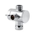 accessoires de robinet de salle de bain Soupape de dérivation de pommeau de douche multifonction à 3 voies G1 / 2 'Valve-0