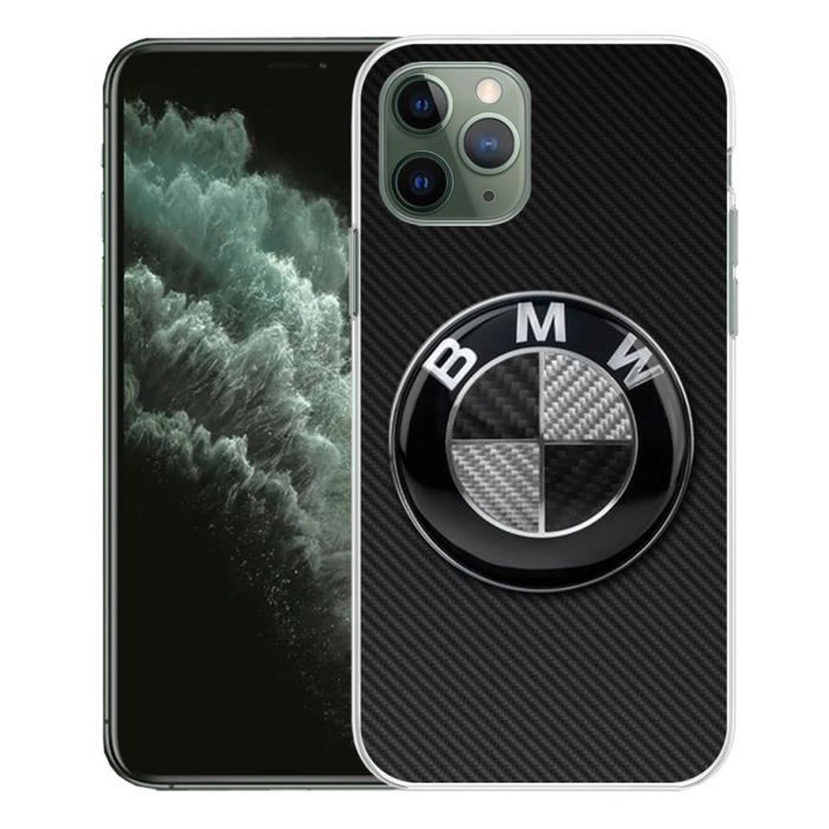 Coque Pour iPhone 11 Pro Max Bmw Logo Carbone - Cdiscount Téléphonie
