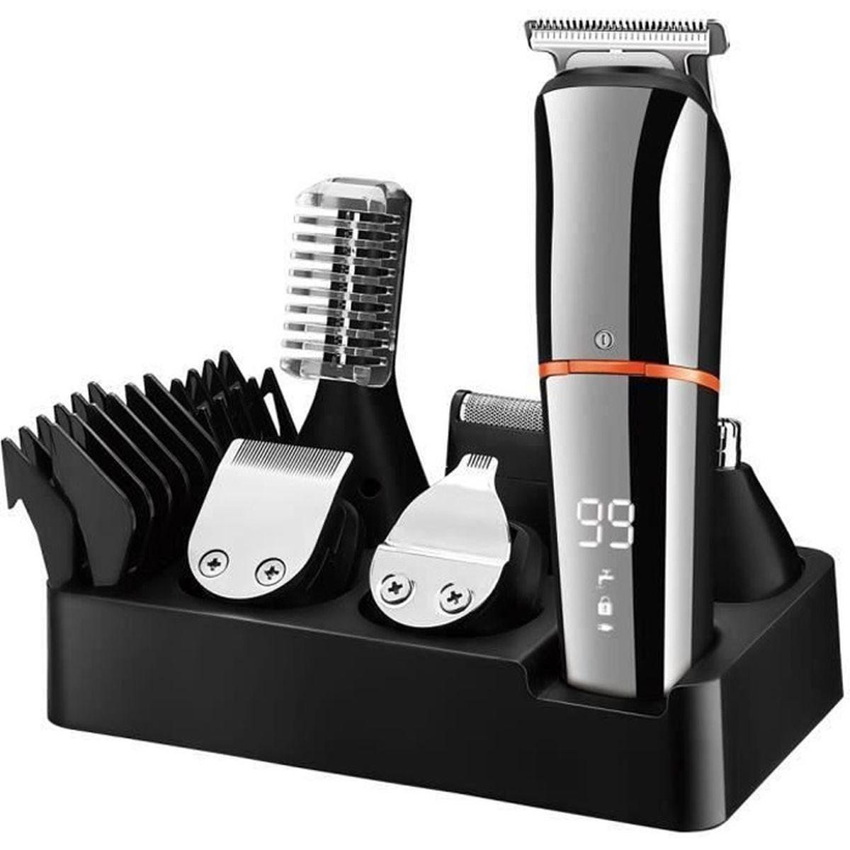 Brosse /à brushing couleur or m/étallis/ée diam/ètre 4cm