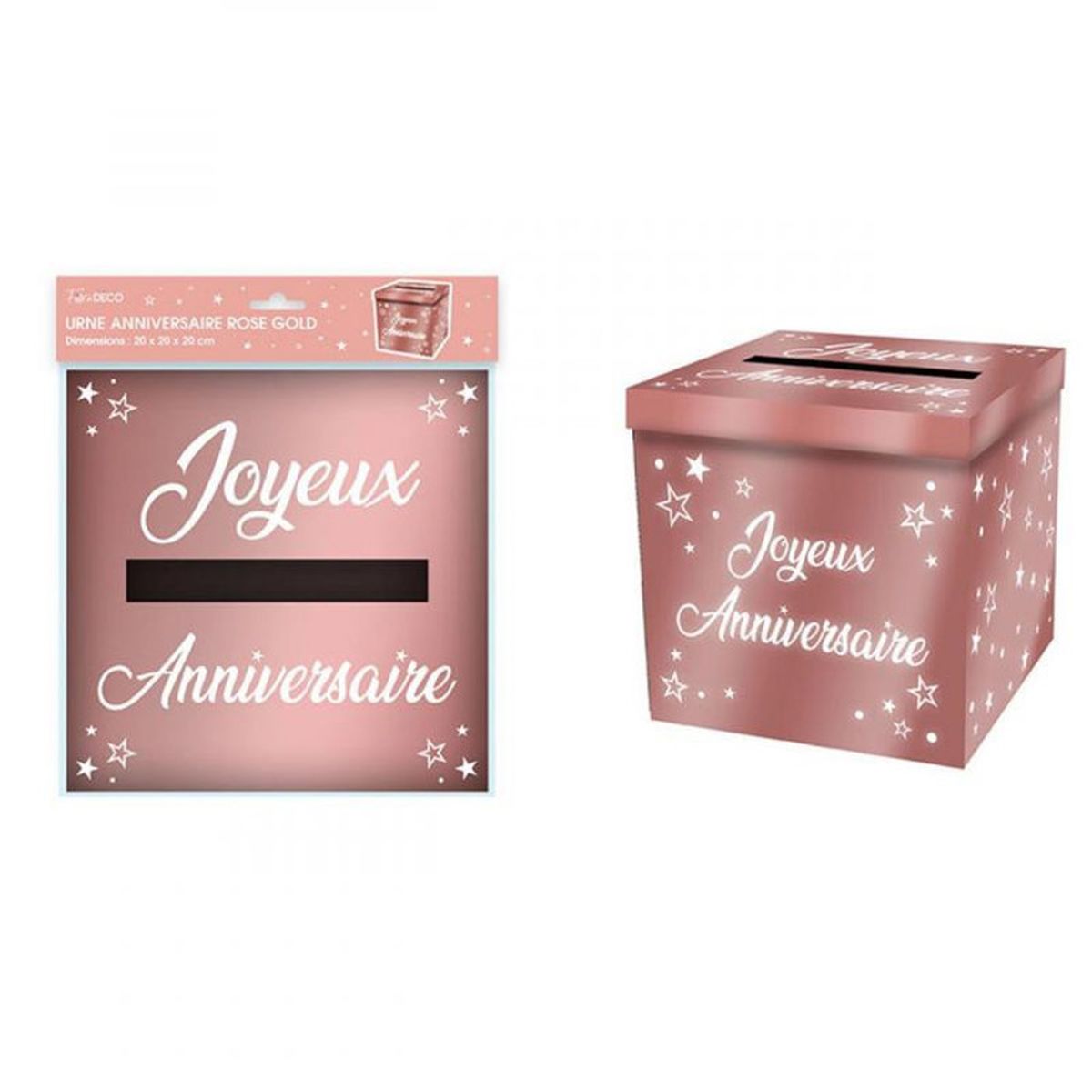 Tirelire Urne Rose Gold Metallisee Joyeux Anniversaire cm X1 Ref Urnem00 Cdiscount Beaux Arts Et Loisirs Creatifs