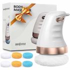 KAVERO INN Masseur 25W masseur electrique portable avec 6 coussinets lavables masseur electrique professionnel pour l'abdomen fesses