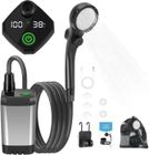 AUDEN COSMA Kit Douche de Camping,Pompe de Douche Électrique Rechargeable,avec Afficheur Intelligent pour Extérieure,Camping