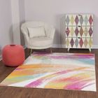 SURYA Tapis de Salon à Poils Courts Doux Scandinave Moderne VIOLETA 120x170cm Multicolore