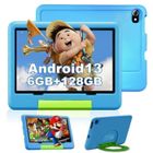 XUEMI Tablette Enfants 8 Pouces,Android 13 Tablette,6GB RAM 128GB ROM,5G WiFi,HD 1280 * 800 IPS,Contrôle Parental,Google Playstore