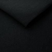 HEKO PANELS Tissus au Metre Ameublement Tissus au Metre pour Couture Mona avec Certificat Oeko-Tex - Polyester - Noir