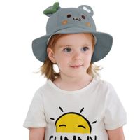 Casquette pour enfant en bas age, accessoires d'été mignons pour bébés filles, chapeaux seau à motifs imprimés, cas Model:HMI442
