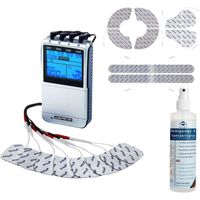 Set électrostimulateur TENS EMS X9+ | Spray | Électrodes nuque, dos, épaules