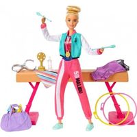 Coffret Barbie Gymnastique - BARBIE - Barbie Gymnastique - Blanc - Multicolore - Fille