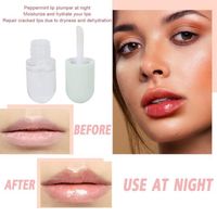BIB® Repulpeur de lèvres 2pcs 5.5ml Lip Plumper Enhancer Femmes Jour Nuit Hydratant Hydratant Lèvres Soin Sérum pour Fête 130989