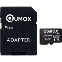 Carte mémoire Qumox 128Go microSDXC Classe 10 pour téléphone Android Samsung Huawei Xiaomi