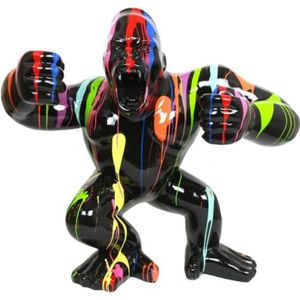 STATUE - STATUETTE Statue en résine Donkey Kong gorille singe debout 
