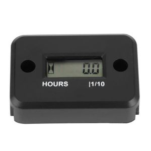 PIÈCE OUTIL DE JARDIN Tbest Compteur horaire LCD Compteur horaire numéri