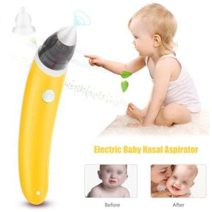 MOUCHE-BÉBÉ YOSOO ventouse de morve Aspirateur nasal électrique pour bébé Nez Cleaner Snot Sucker Machine d'aspiration nasale (jaune)