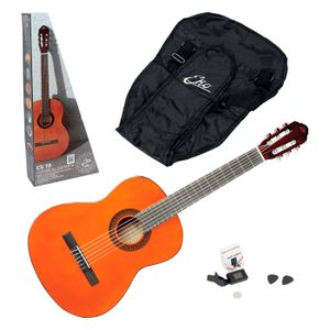 Accessoires Guitare Débutant Pack Guitare Classique 1/2 Pour Enfant 6-9 Ans - Bleu Avec 7 Accessoires Guitare 6-9 Ans - 9