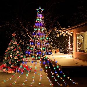GUIRLANDE DE NOËL Guirlande Lumineuse Noel Etoile 320 LED Arbre Noel
