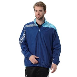 SWEAT-SHIRT DE SPORT Sweat-Shirt de Sport Adidas f50 Tissé Bleu pour Hommes - Manches Longues - 100% Polyester