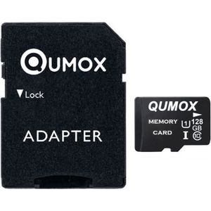 CARTE MÉMOIRE Carte mémoire Qumox 128Go microSDXC Classe 10 pour
