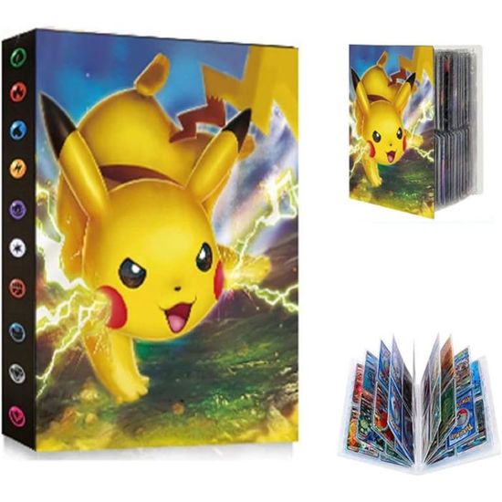 WLXWZ Grand Classeur Carte 480 Cartes Album Carte 60 Pages à 8 Pochettes, Pochette Classeur