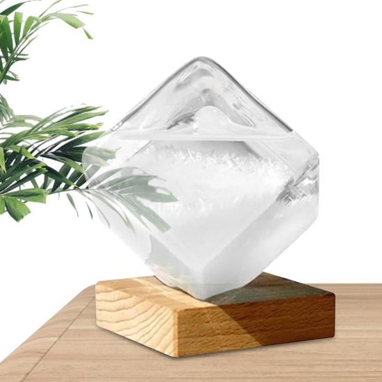 Verre baromètre - A995 - Prédicteur météo élégant - Design en verre