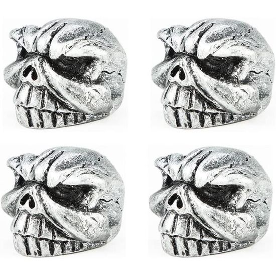 MEAJOO Lot De 4 Bouchons De Valve De Pneu En Forme De Dés, Capuchons D