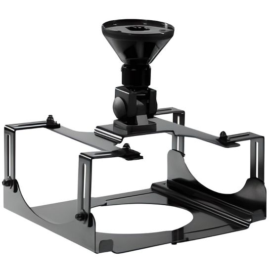 Support De Projecteur Plafond Luxburg - Réglable 70-120 Cm, Supporte 15 Kg, Inclinaison 30°