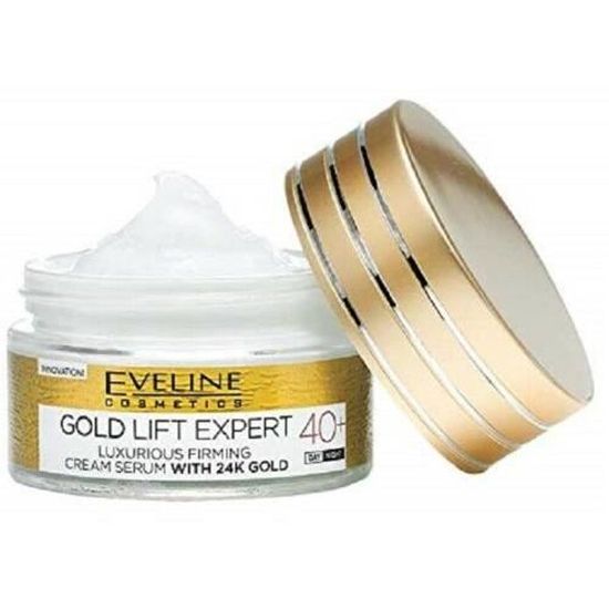 Eveline Cosmetics Gold Lift Expert 40+ Face Firming Cream Serum With ...