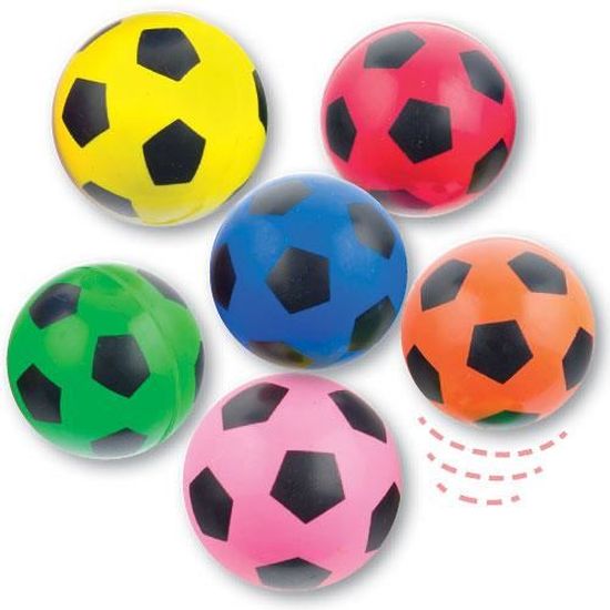 Lot de 8 Balle de Foot Rebondissante 6cm - Couleur Aléatoire - Ballon  Football Jeu Jouet - 000 - Cdiscount Jeux - Jouets