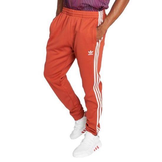 pantalon adidas noir et orange