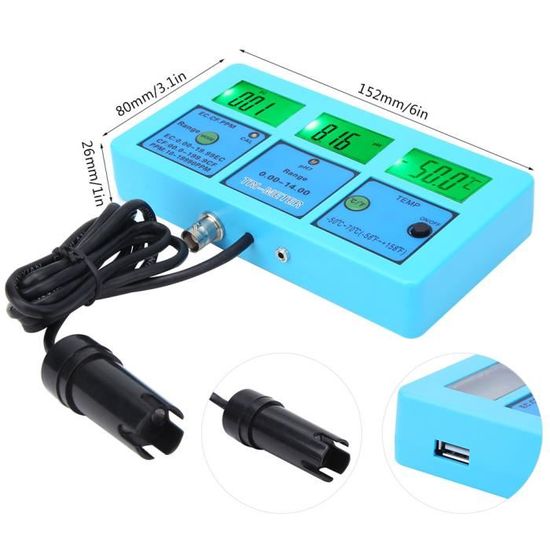 50 Bandelettes De Test Multiparamètres Pour Eau De Piscine/aquarium - Mesure Dureté, Chlore, Phosphates, Résultats Rapides