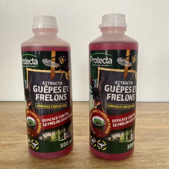 Pack De 2 Liquides Attractifs Pour Pièges à Guêpes - Appât Efficace Contre Guêpes Et Frelons