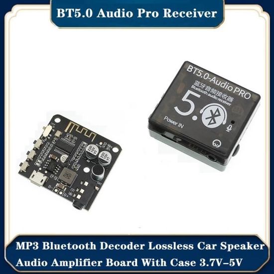 Module Audio Bluetooth 5.2 XY-LA01 - Décodeur MP3 Sans Perte, Compatible AUX/USB, Pour Haut-parleurs DIY