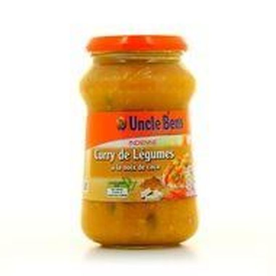 Uncle Ben's Sauce curry de légumes 400g - Cdiscount Au quotidien