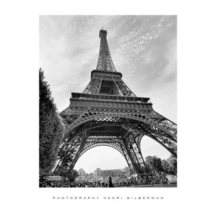 Affiche papier - La Tour Eiffel, Paris - Silberman - 60x80 cm