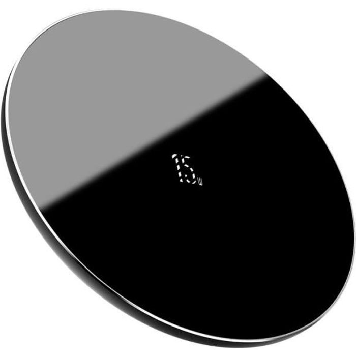 Chargeur à Induction 15W Qi Rapide Chargeur Sans Fil Pad Panneau de Verre Mince Chargeur de Téléphone Sans Fil pour iPhone11 Pro Max