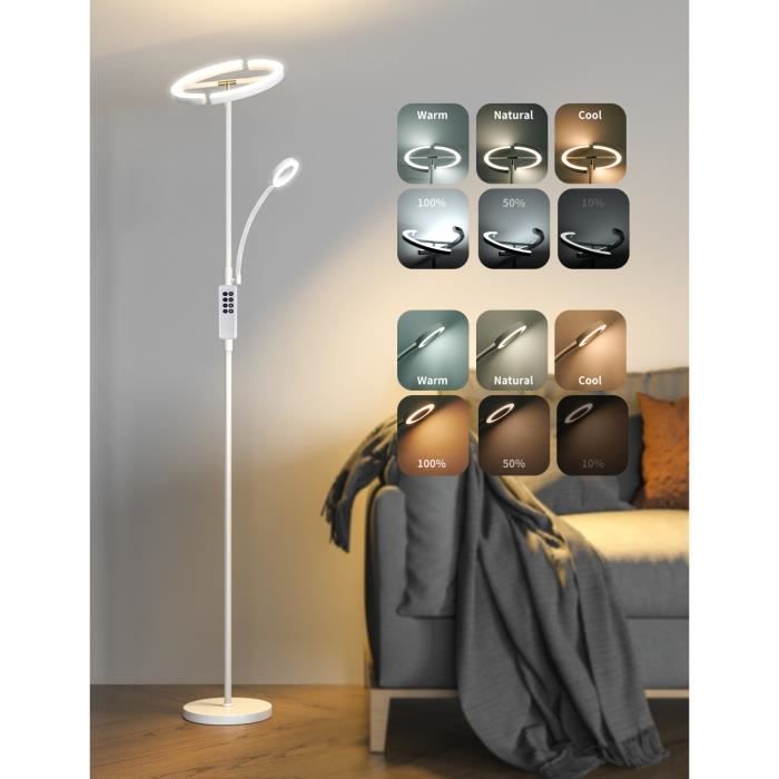 Lampadaire sur Pied Salon, Zanflare Lampadaire Led, Lampe Salon sur Lampadaire sur Pied Salon, Zanflare Lampadaire Led, Lampe Salon sur