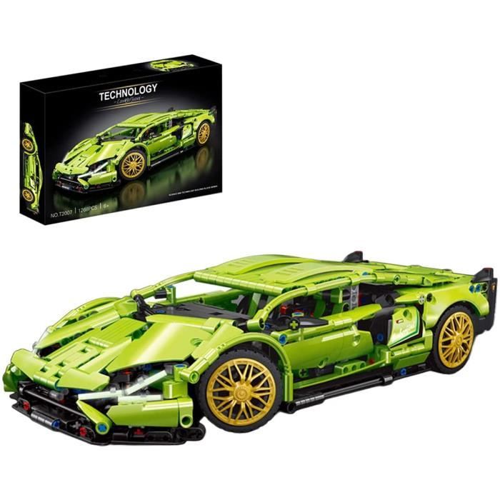 Technique Voiture de Sport pour Lamborghini Sián1268 Pièces Blocs de Construction Modèle Voiture de Course à Construire1:14 Jeu de