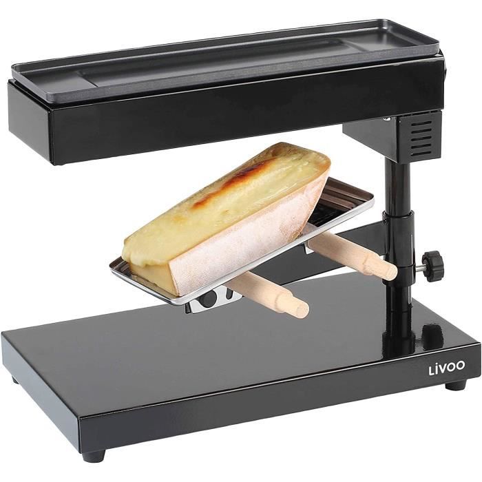 APPAREIL A RACLETTE LIVOO Feel good moments - Appareil à raclette traditionnel DOC159 Noir32