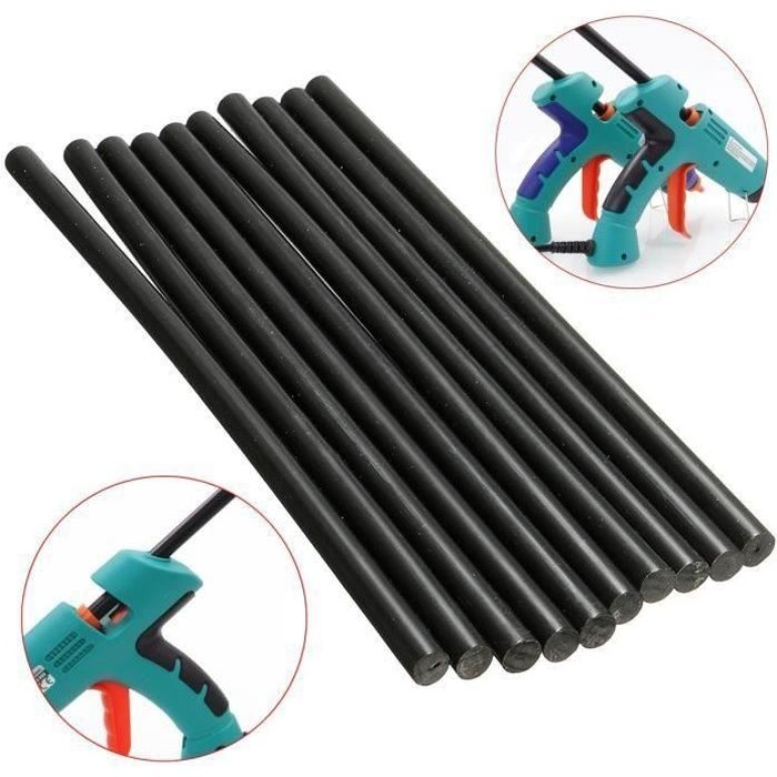 10pcs Débosselage Sans Peinture PDR Bâton Colle Noir Réparation Gr43252