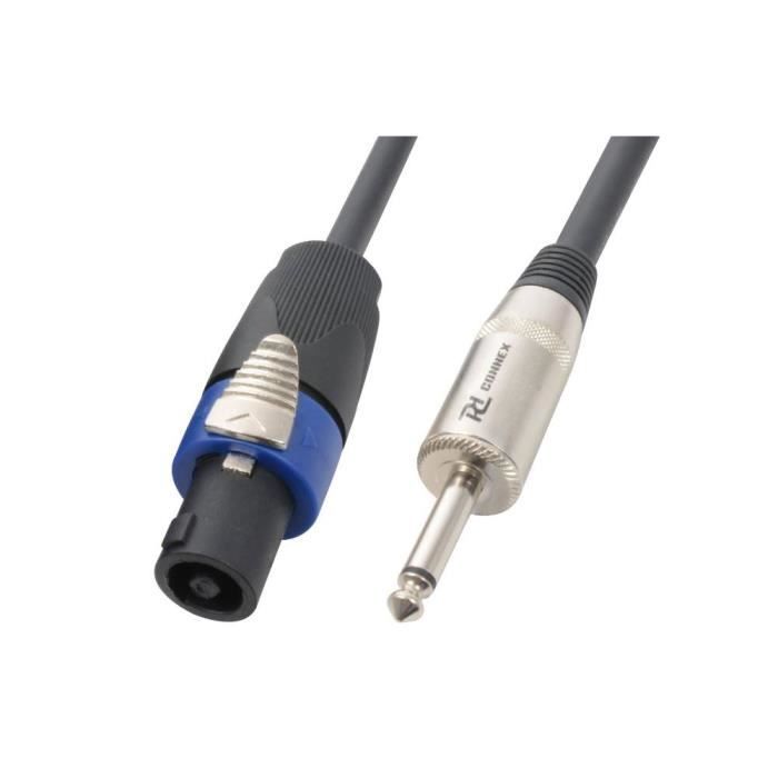 Cordon haut-parleur NL2 - 6.3mm 1.5 mm2 5 m-PD Connex