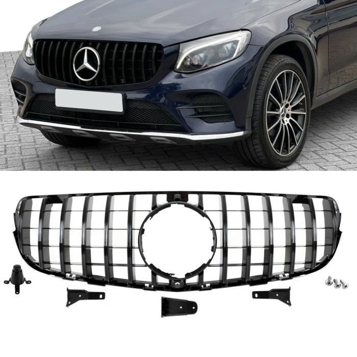 CALANDRE LOOK GTR NOIR MERCEDES GLC X253 A PARTIR DE 06/2015