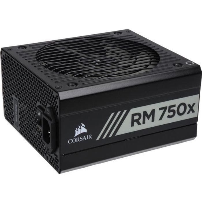 CORSAIR Alimentation PC RM750x - 750 Watts - Full Modulaire - 80+ Gold (CP-9020179-EU)